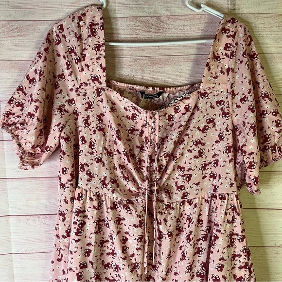 Bloomchic NEW Floral Cap Sleeve Prairie Maxie Style Dress‎ Size 14-16 - Picture 4 of 9